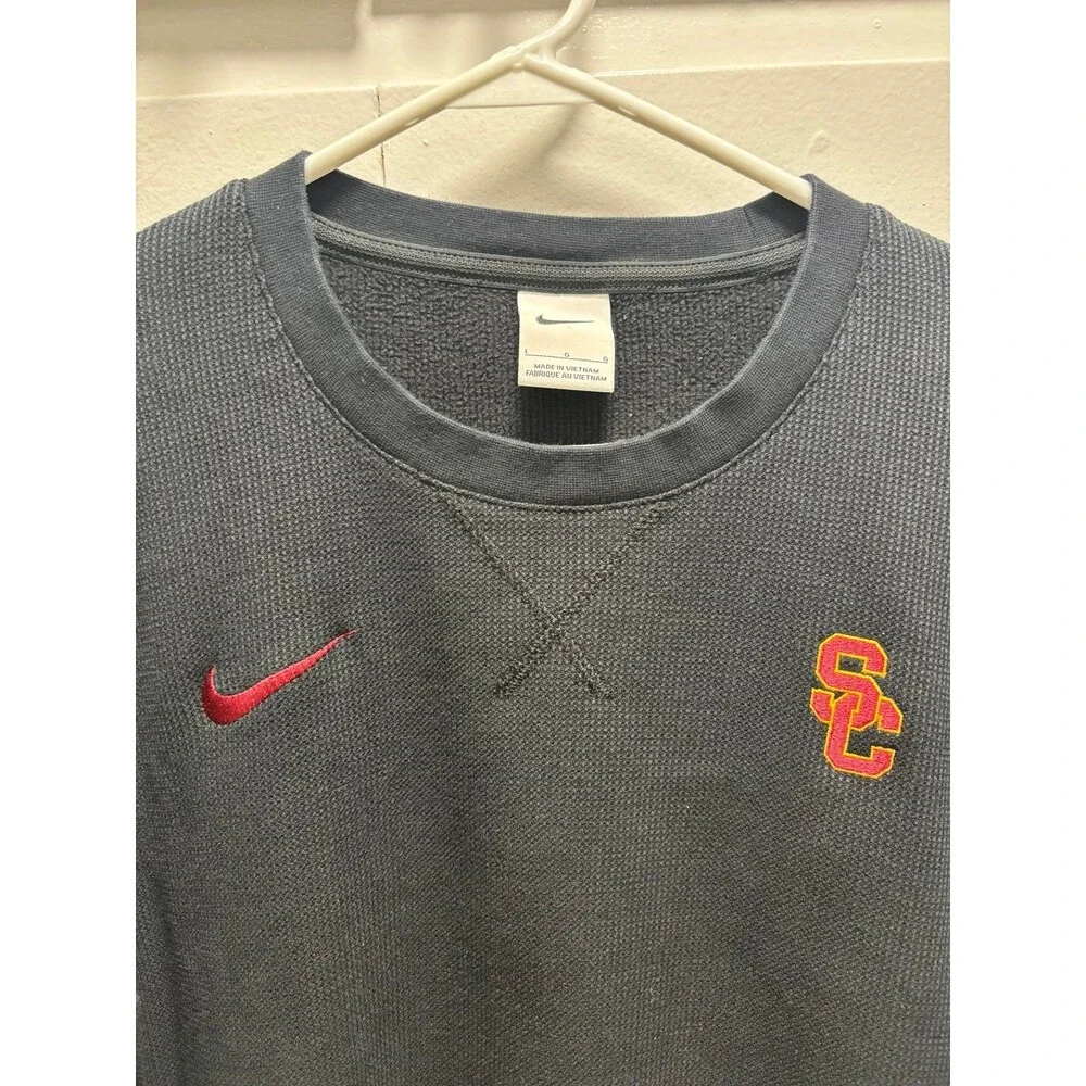 Nike USC waffle knit long sleeve size large